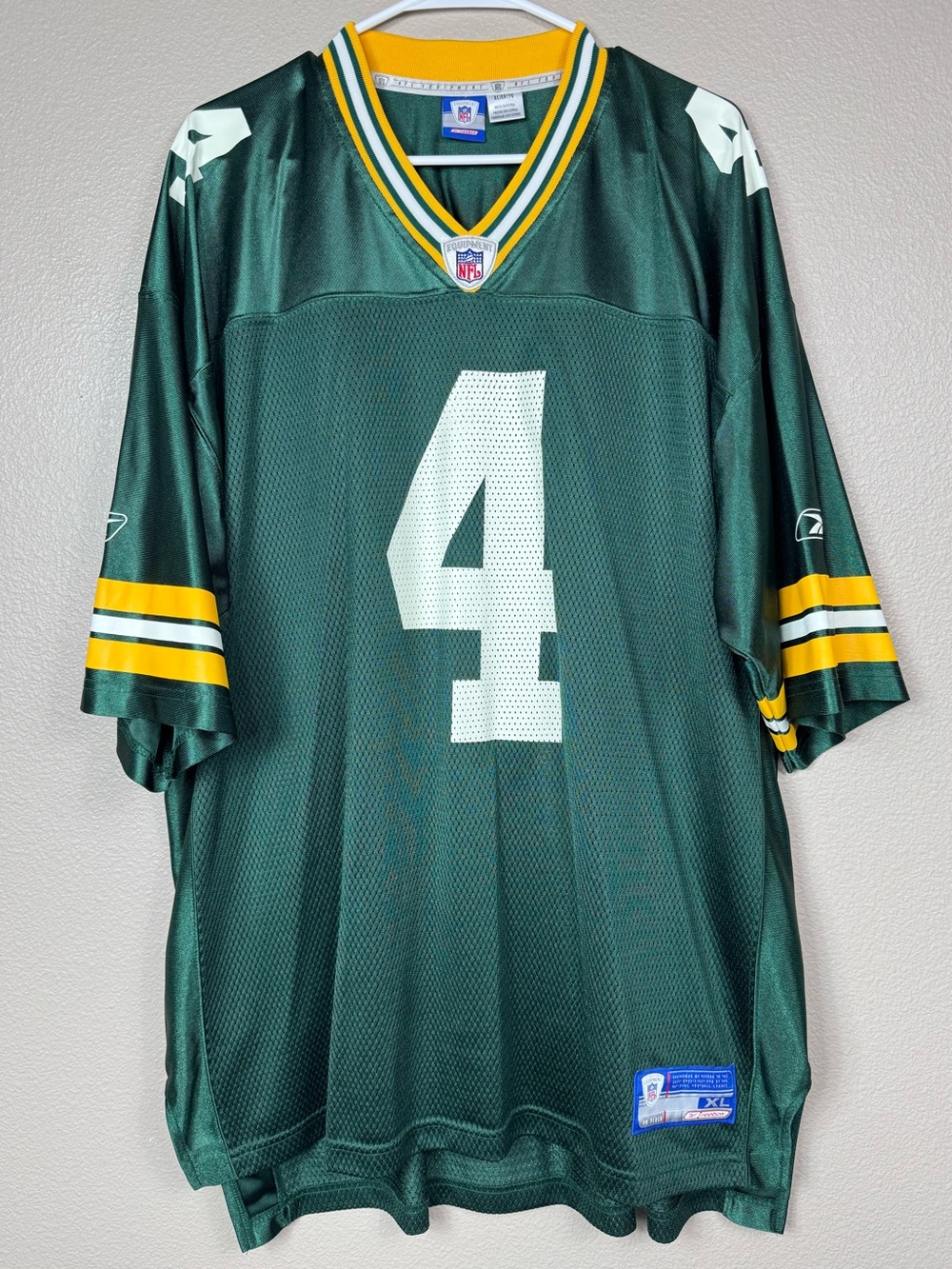 Vintage Reebok Green Bay Packers men’s Brett Favre jersey F